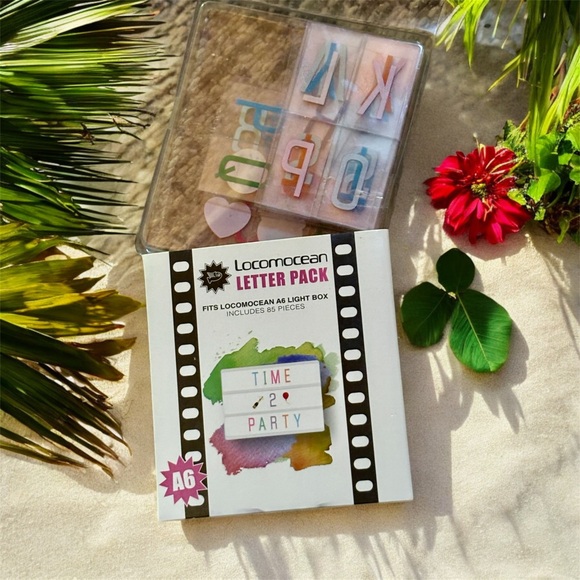 🎈Locomocean A6 Letter Pack: Time 2 Party, 85 pieces🎈 NEW - Picture 3 of 3